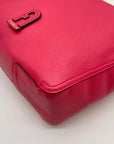 Furla Hot Pink Pebbled Leather Atena Hobo Bag
