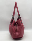 Coach Pink Pebbled Leather Dalton 31 Shoulder Bag 73545