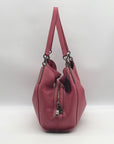 Coach Pink Pebbled Leather Dalton 31 Shoulder Bag 73545