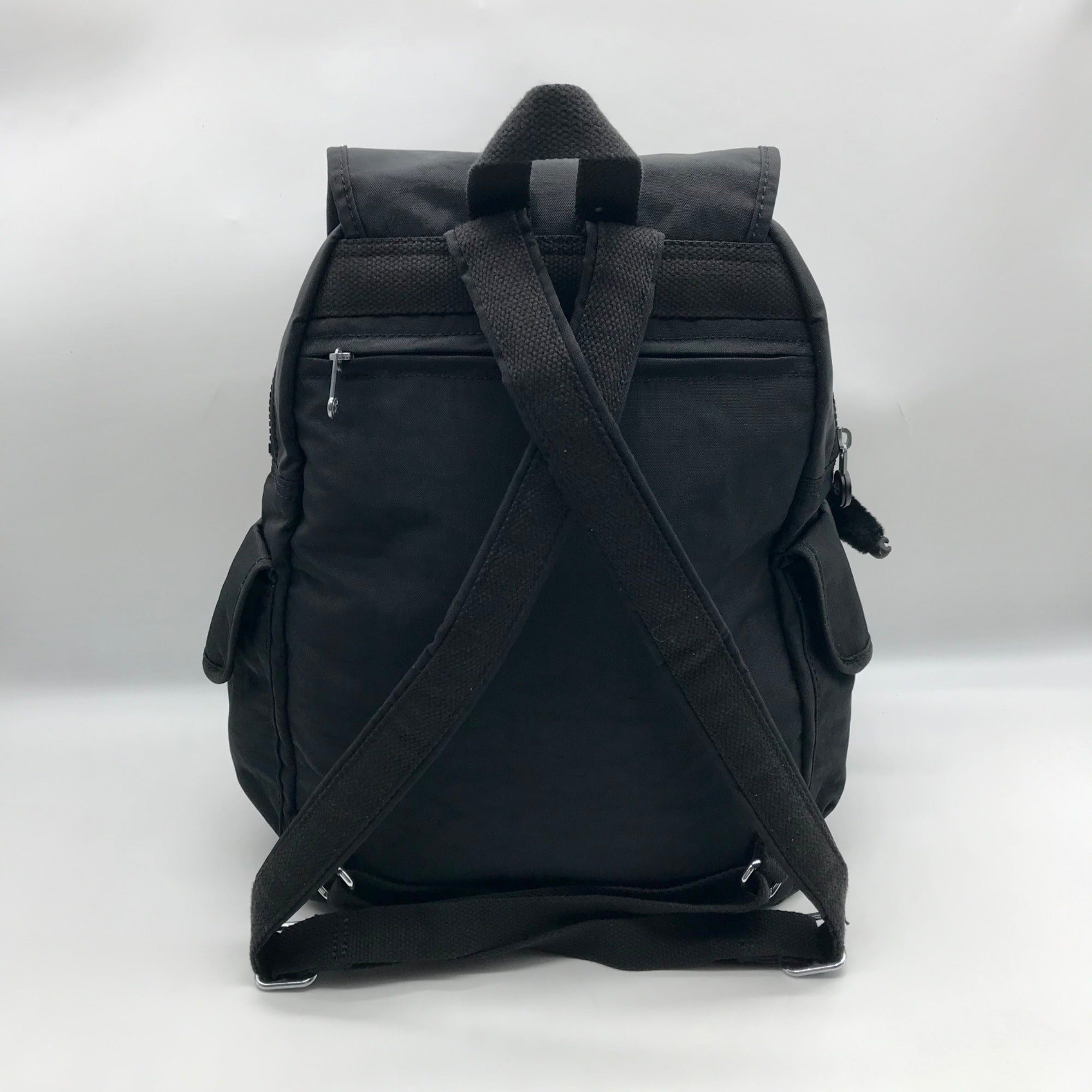 Kipling Black Noir Nylon City Pack Backpack – One Purse