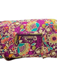 Vera Bradley Purple Plum Crazy Duffle/ Crossbody Bag Set