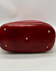 Marino Orlandi Genuine Red Leather Crossbody Bag