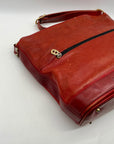 Marino Orlandi Genuine Red Leather Crossbody Bag