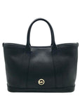 Michael Kors Black Pebbled Leather Medium Luisa Satchel Bag