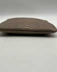 Gigi New York Grey All-In-One Python-Embossed Leather Clutch