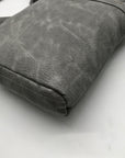 Stone Mountain Grey Faux Leather Crossbody Bag
