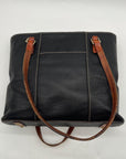 Dooney & Bourke Black Pebbled Leather Lexington Tote Bag