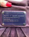 Marc Jacobs Purple Leather Standard Supply Workwear Hobo Bag