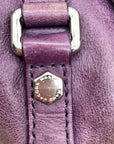 Marc Jacobs Purple Leather Standard Supply Workwear Hobo Bag