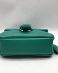 Coach Teal Leather Tabby 18 Pillow Shoulder Bag C3880