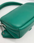 Coach Teal Leather Tabby 18 Pillow Shoulder Bag C3880