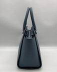 Michael Kors Blue Saffiano Leather Selma Satchel
