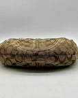 Coach Vintage Khaki Jacquard Canvas Soho Shoulder Bag