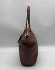Coach Brown Leather Convertible Kelsey Satchel Bag 28095