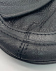 Brighton Black Woven Leather Convertible Clutch Crossbody