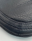 Brighton Black Woven Leather Convertible Clutch Crossbody
