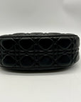 MMS Black Leather Crossbody Bag