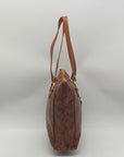Valentina Burnt Orange Leaf Pattern Tote