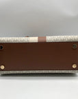 Michael Kors Vanilla/Luggage Coated Canvas Marilyn Convertible Satchel And Wallet
