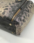 Henri Bendel A List Metallic Lizard Tote Bag