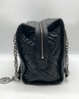 Michael Kors Black Quilted Leather Kathy Shoulder Bag