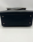 Kate Spade Black Pebbled Leather Satchel Bag
