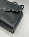 Kate Spade Black Pebbled Leather Satchel Bag