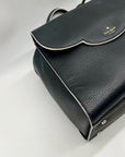 Kate Spade Black Pebbled Leather Satchel Bag