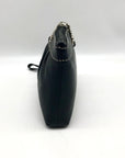 Coach Black Pleated Leather Vintage Wristlet