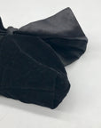 Neiman Marcus Black Velvet Bow Clutch