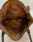 Lodis Brown Pebbled Leather Kiera Shoulder Bag