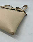 Tory Burch Cream Pebbled Leather Kira Crossbody Bag