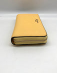 Kate Spade Yellow Saffiano Leather Marlee Continental Wallet
