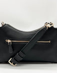 Guess Black Micaela Zip Shoulder Bag