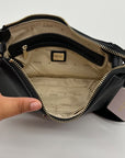 Guess Black Micaela Zip Shoulder Bag