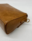 MMS Brand Brown Faux Leather Shoulder Bag