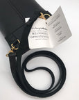 Noonday Collection Black Leather Briana Crossbody Phone Case