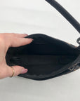 Nine West Brown Leopard Print Nylon Mini Shoulder Bag