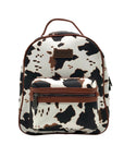 Wrangler Cow Print Faux Leather Backpack