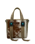 Wrangler Cowhide Fringe Concealed Carry Purse