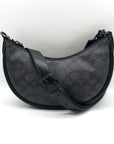 Coach Black Signature Coated Canvas Mira Shoulder Bag CQ764