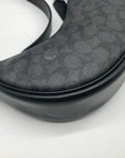 Coach Black Signature Coated Canvas Mira Shoulder Bag CQ764