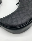 Coach Black Signature Coated Canvas Mira Shoulder Bag CQ764