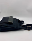 Longchamp Black Nylon Planetes Crossbody Bag