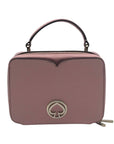 Kate Spade Light Pink Saffiano Leather Mini Vanity Top Handle Bag