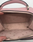 Kate Spade Light Pink Saffiano Leather Mini Vanity Top Handle Bag