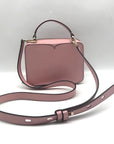 Kate Spade Light Pink Saffiano Leather Mini Vanity Top Handle Bag