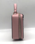 Kate Spade Light Pink Saffiano Leather Mini Vanity Top Handle Bag