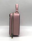 Kate Spade Light Pink Saffiano Leather Mini Vanity Top Handle Bag