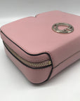 Kate Spade Light Pink Saffiano Leather Mini Vanity Top Handle Bag
